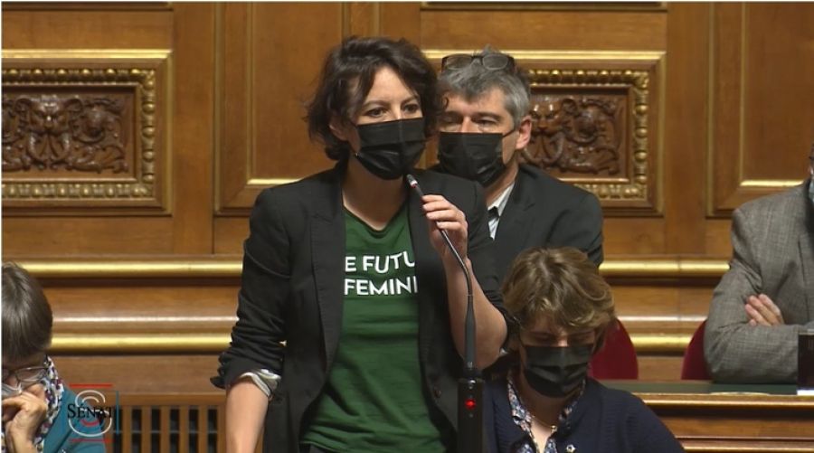 член Сената Франции, представитель группы «Зеленых» Мелани Фогель